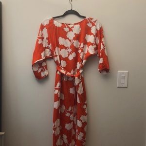 DVF red Dress